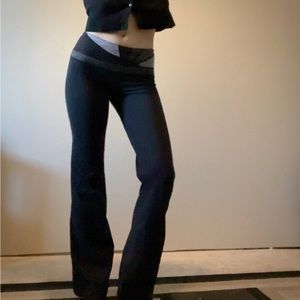 Lululemon Flared Joggers with Grey Detail